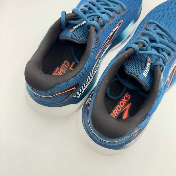 Brooks Glycerin GTS 21 Blue Opal Black Nasturtium Running Sneakers Men’s 11.5 - Picture 6 of 8